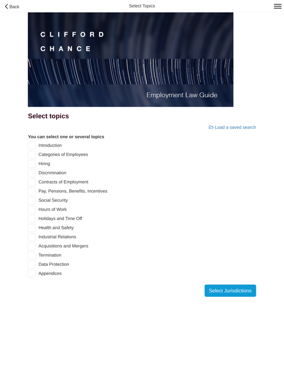Screenshot #6 pour Clifford Chance Employment Law