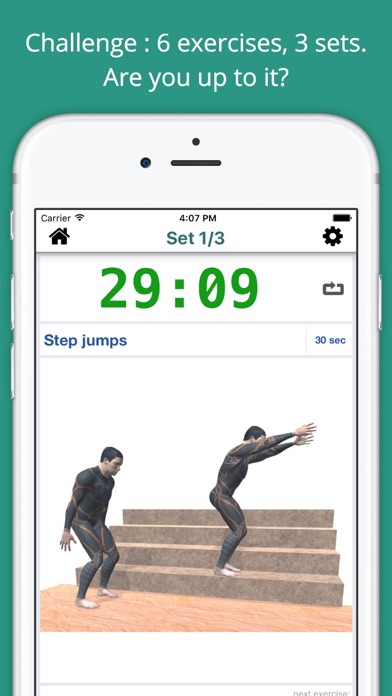 Screenshot #2 pour Stairs Workout Challenge