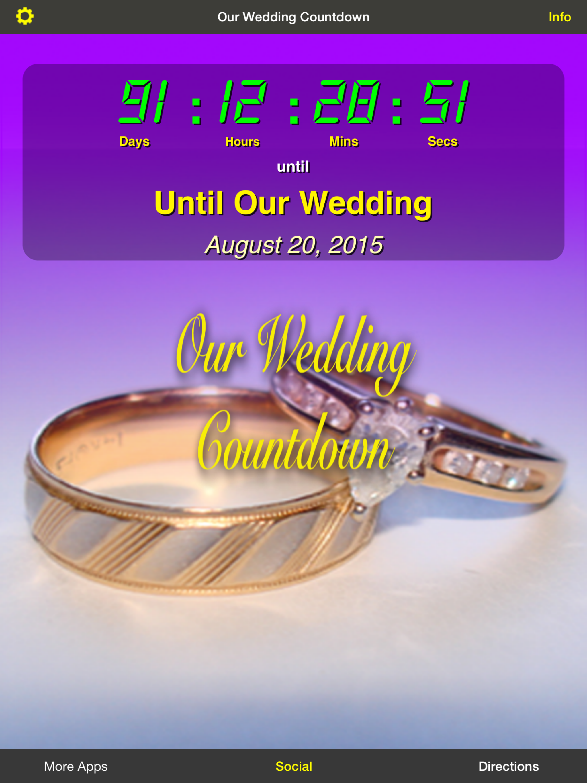 Our Wedding Countdown