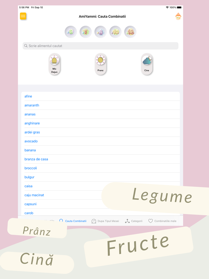 AmiYammi Alimente bebelusi