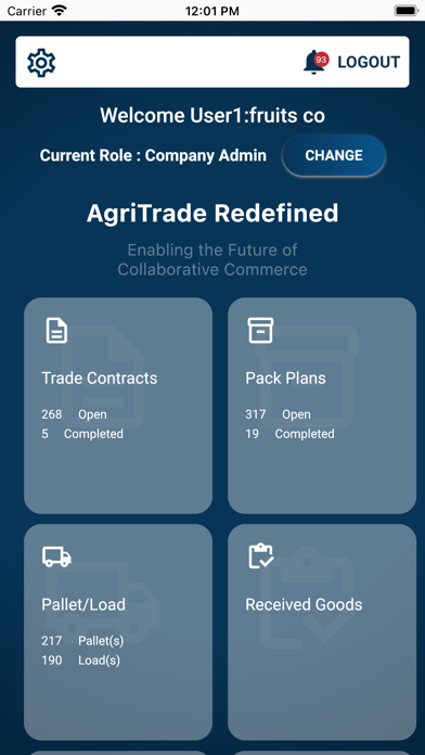 DiMuto Trade Platform Screenshot