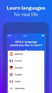 busuu: language learning iphone screenshot 1