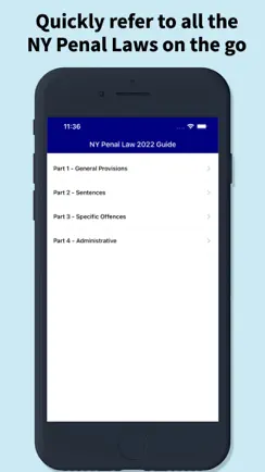 NY Penal Law 2024 Pro iPhone image 1