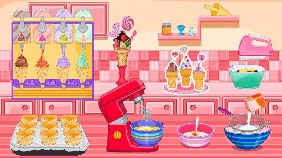 Ice cream cone cupcakes candy - 4.0.1 - (iOS)