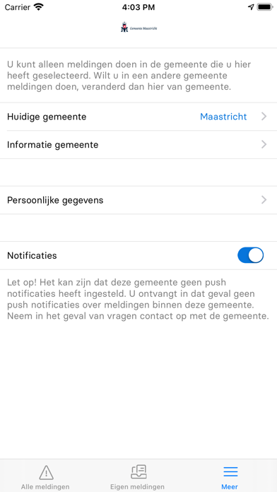 MijnGemeente App Screenshot