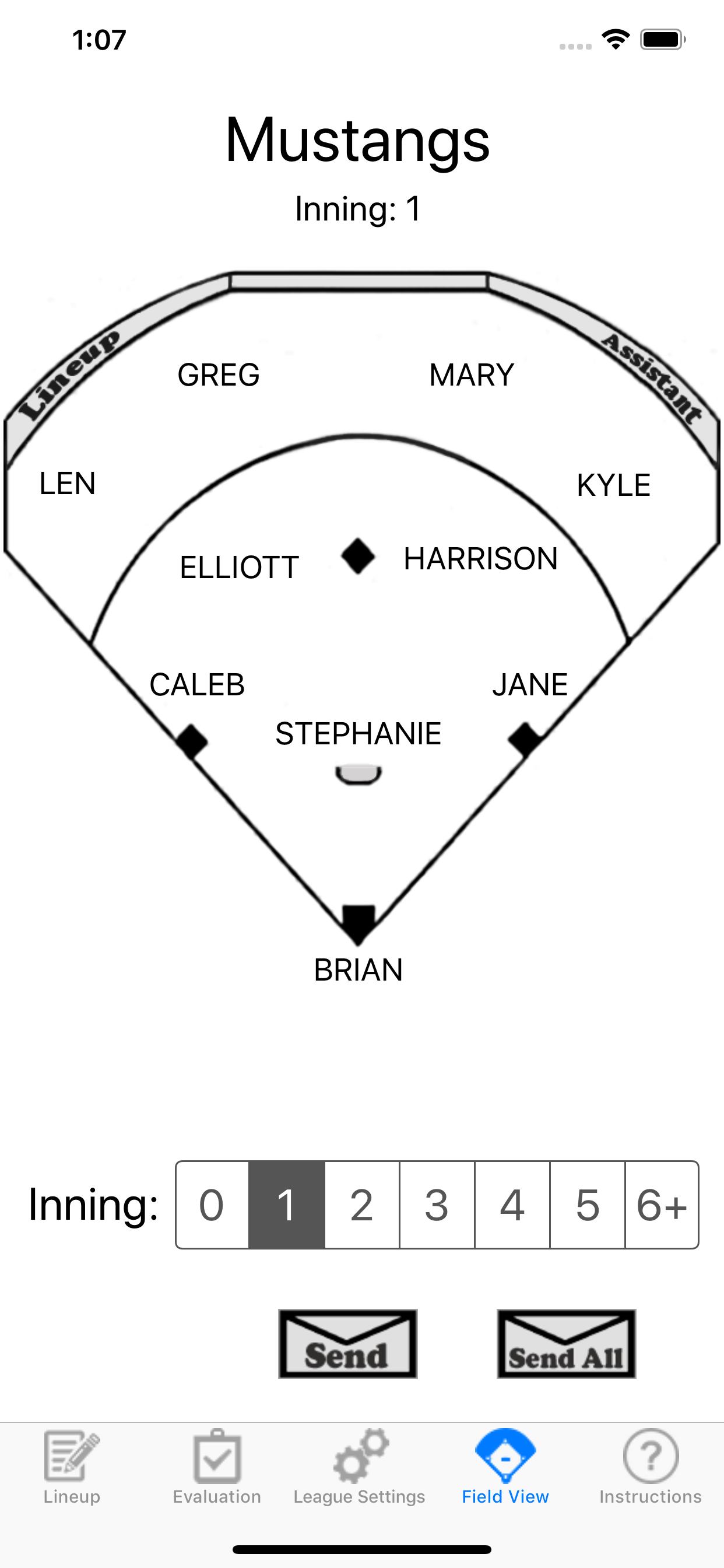 Lineup Assistant