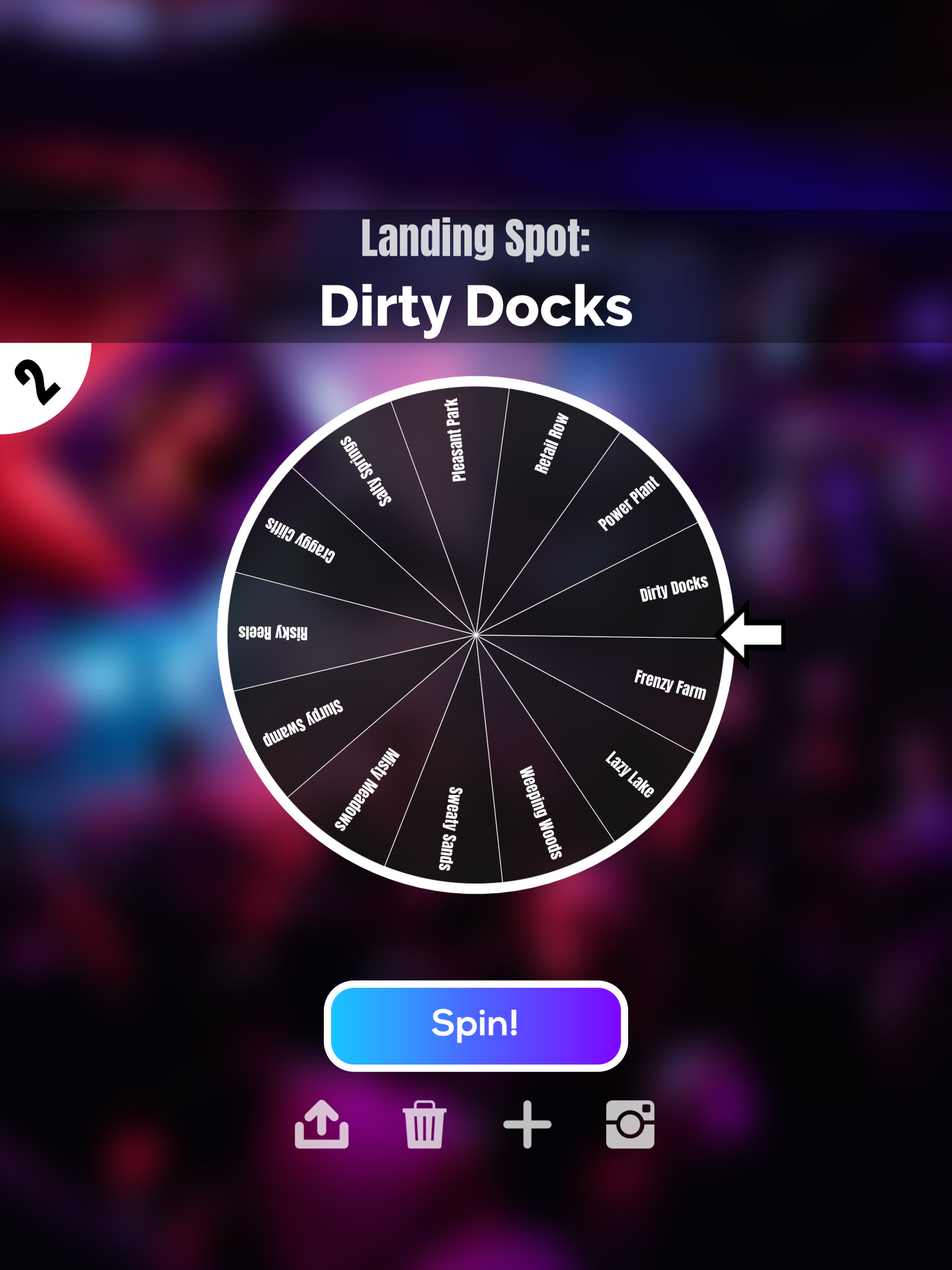 Landing Spots for Fortnite