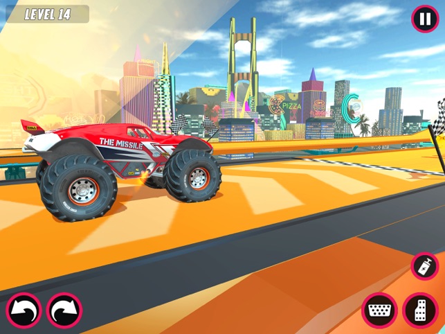 Jogos de carros Monster Truck Stunts versão móvel andróide iOS apk