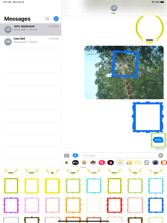 Screenshot #3 for frames stickers