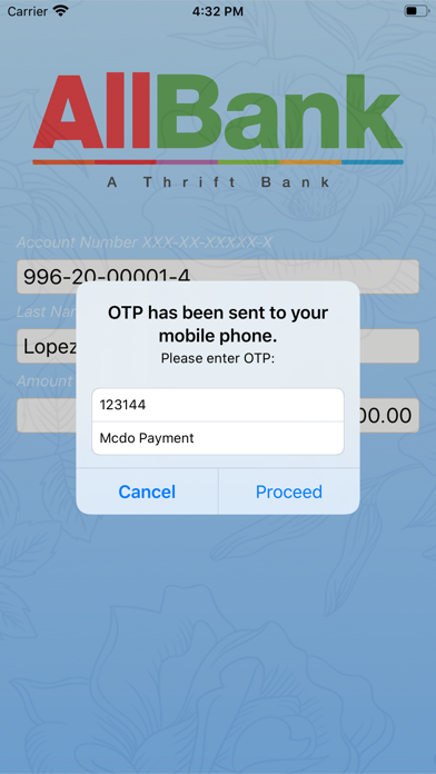 ALLBANK Mobile Screenshot