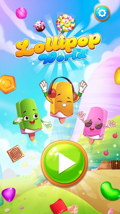 Lollipop World : match 3 mania Screenshot