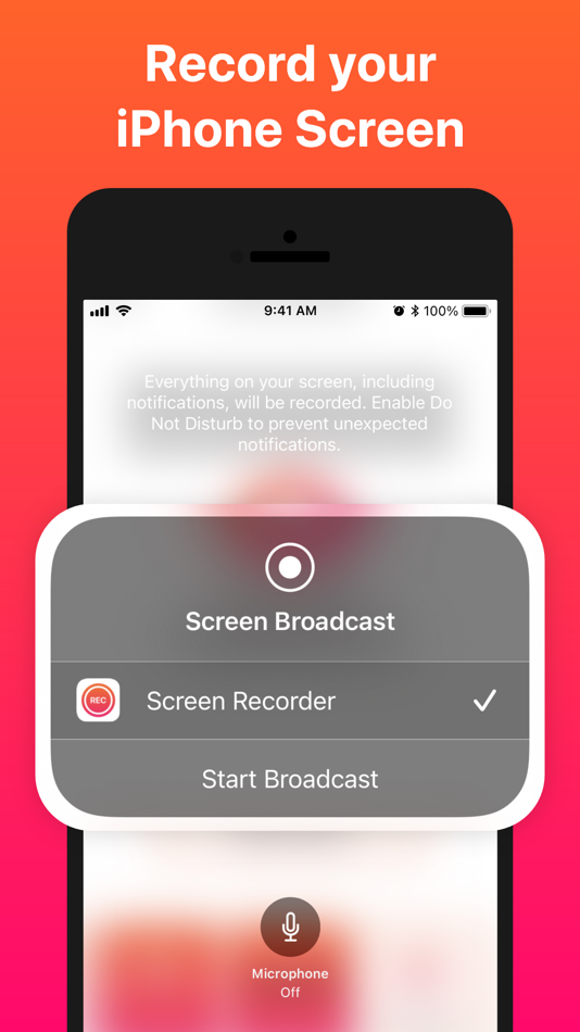 Screen Recorder with Audio - 1.0.11 - (iOS)