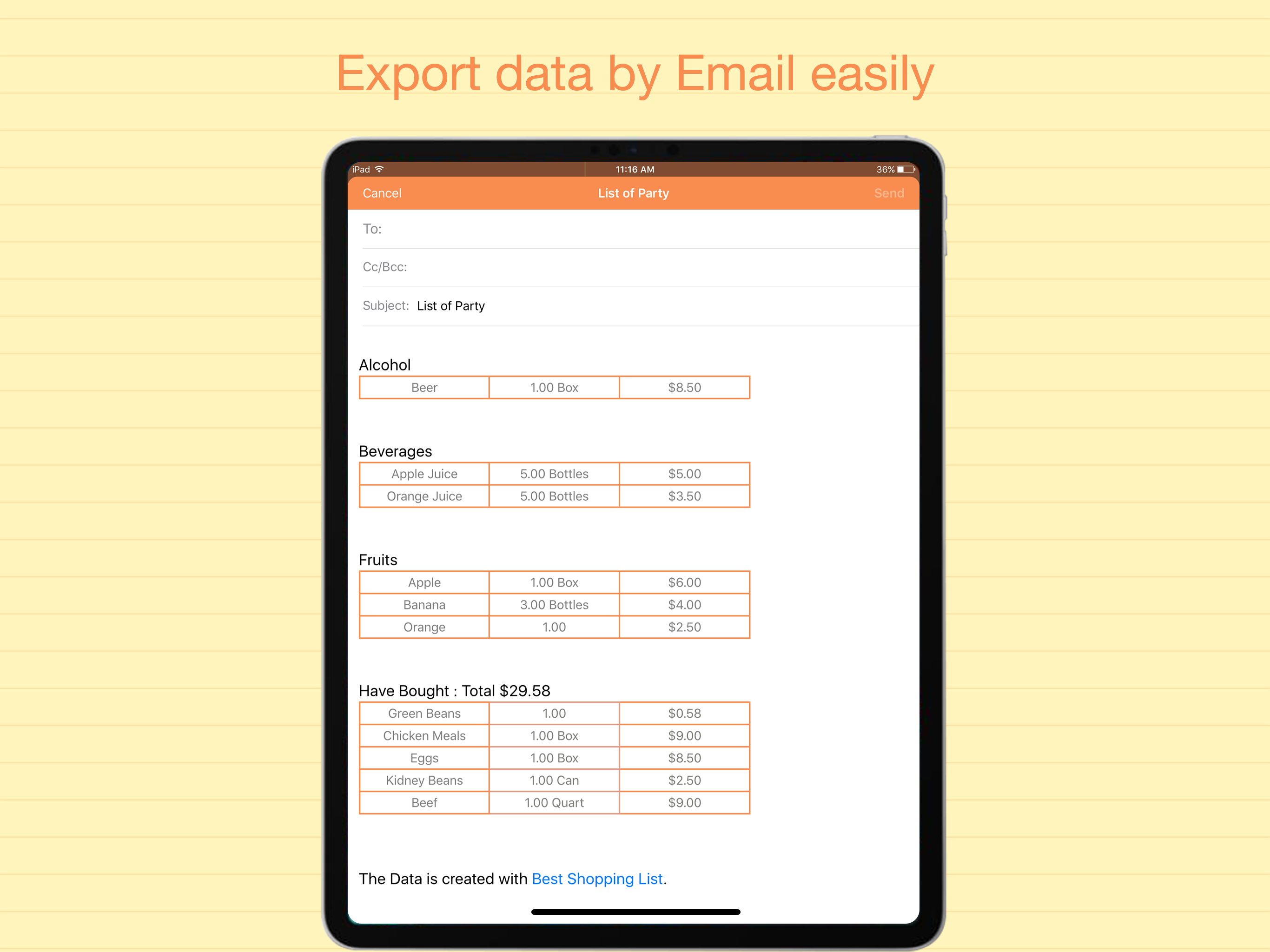 Best Shopping List Pro: To-do