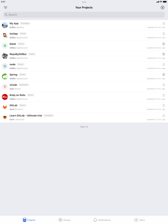 Screenshot #5 pour GitBlur - Best GitLab App