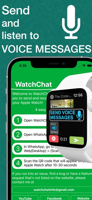 WatchChat 2: Chat on Watch in de App Store