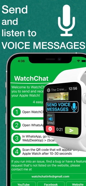 Aplicativo coloca o WhatsApp (quase) completo no Apple Watch