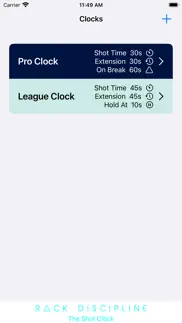 the shot clock iphone screenshot 2