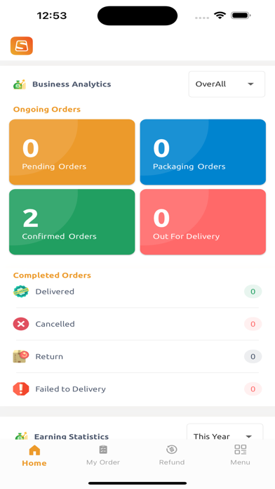 Savor Delivery - Seller Screenshot