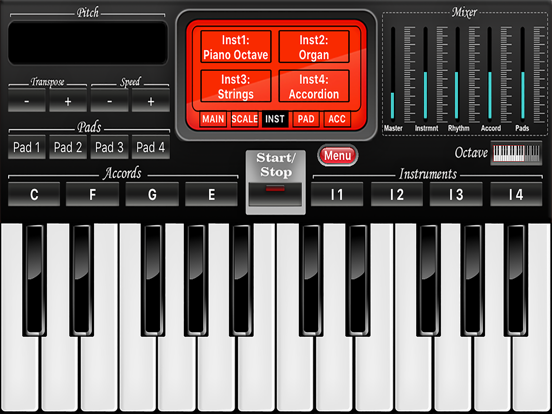 Screenshot #6 pour Keyboard Instrument Simulator