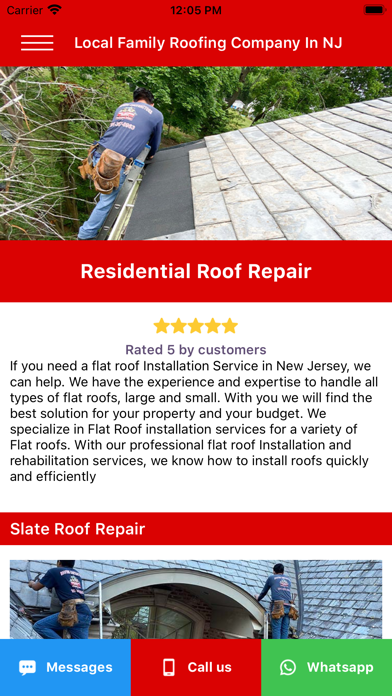 Three Brothers Roofing NJ Screenshot