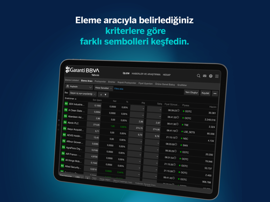 Screenshot #6 pour Garanti BBVA I-Trader