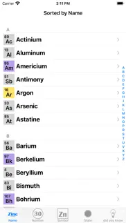 elementary elements iphone screenshot 1