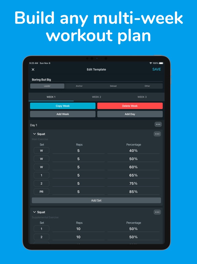 Keylifts 531 Workout Log On The App