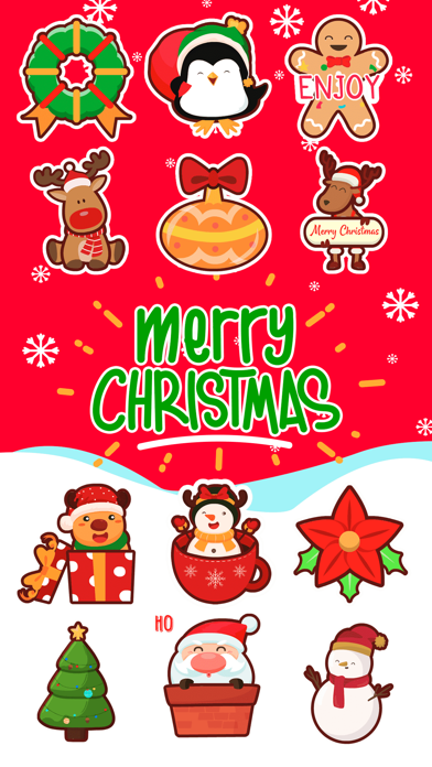 Screenshot #1 pour Christmas Stickers *