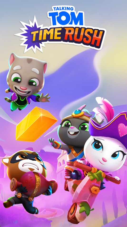#7. Talking Tom Time Rush (iOS) By: Outfit7 Limited