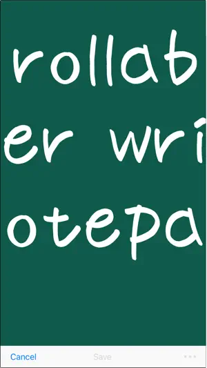 Scrol-Notes : finger writing screenshot 2