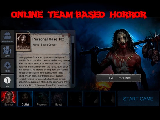 Horrorfield: Overlevings Spel iPad app afbeelding 2