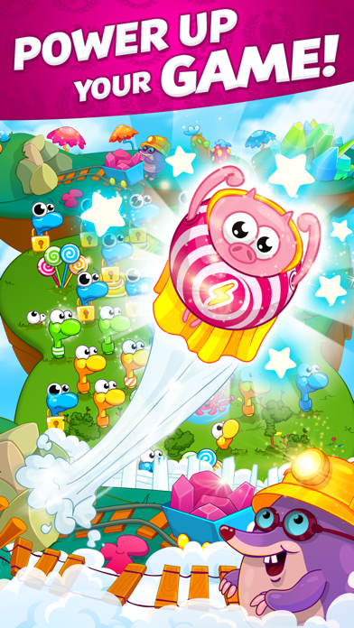 Sugar Worms: Match & Blast! Screenshot