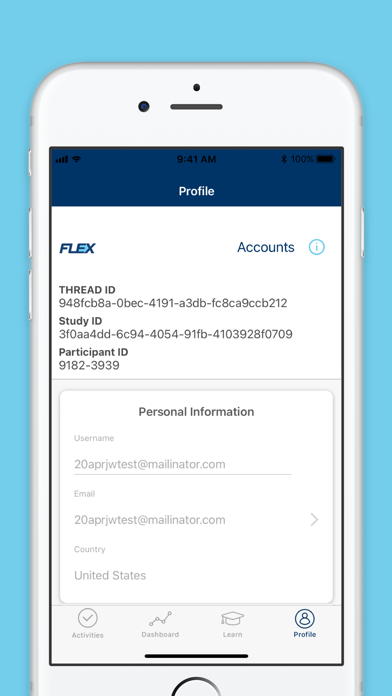 FLEX Study App Screenshot