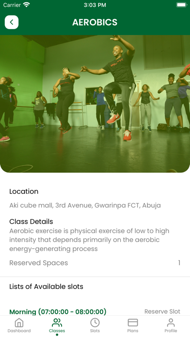 EcoFitness Screenshot