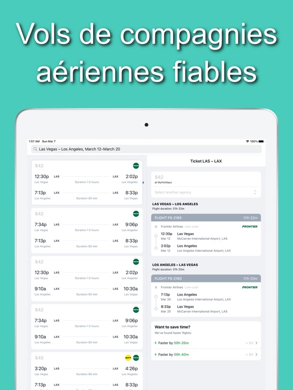 Screenshot #5 pour Vols pas chers dans le monde