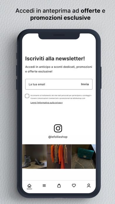 Le Follie Shop Screenshot