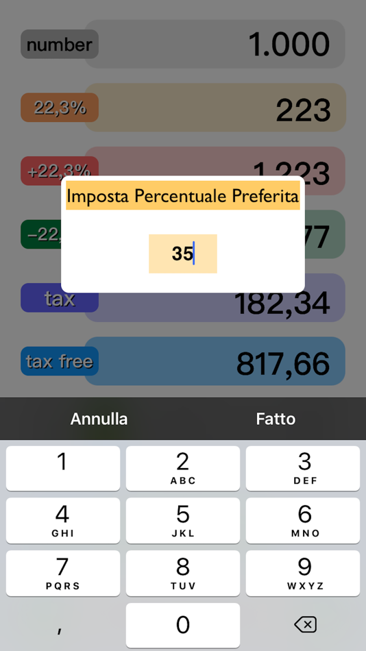 #3. More or Less Calculator (iOS) Podle: Alessandro Cancellario - Sungate.it