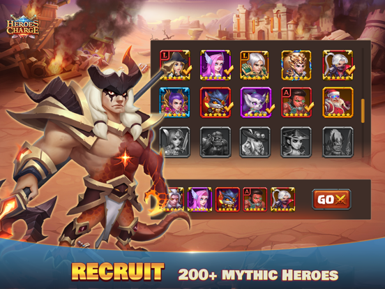 Heroes Charge iPad app afbeelding 3