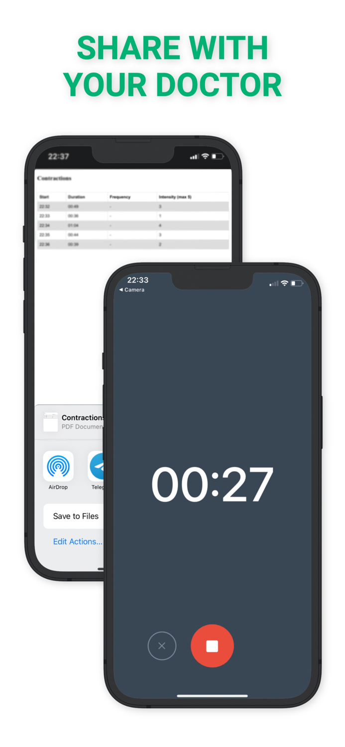Contraction Timer Tracker