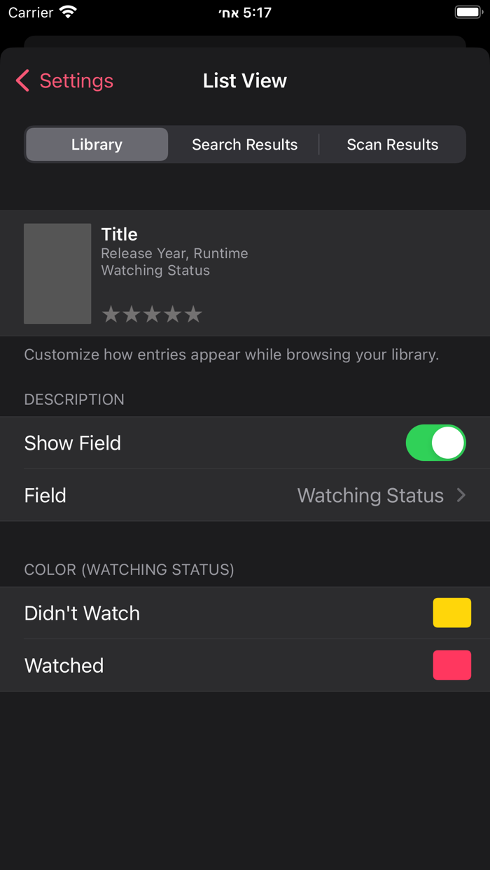 MovieBuddy Movie and TV Tracker