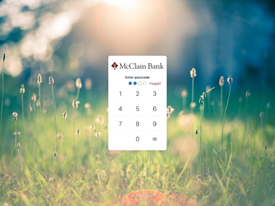 McClain Bank Anywhere iPad screenshot 2 - Finance app