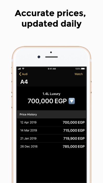 Car Prices Screenshot
