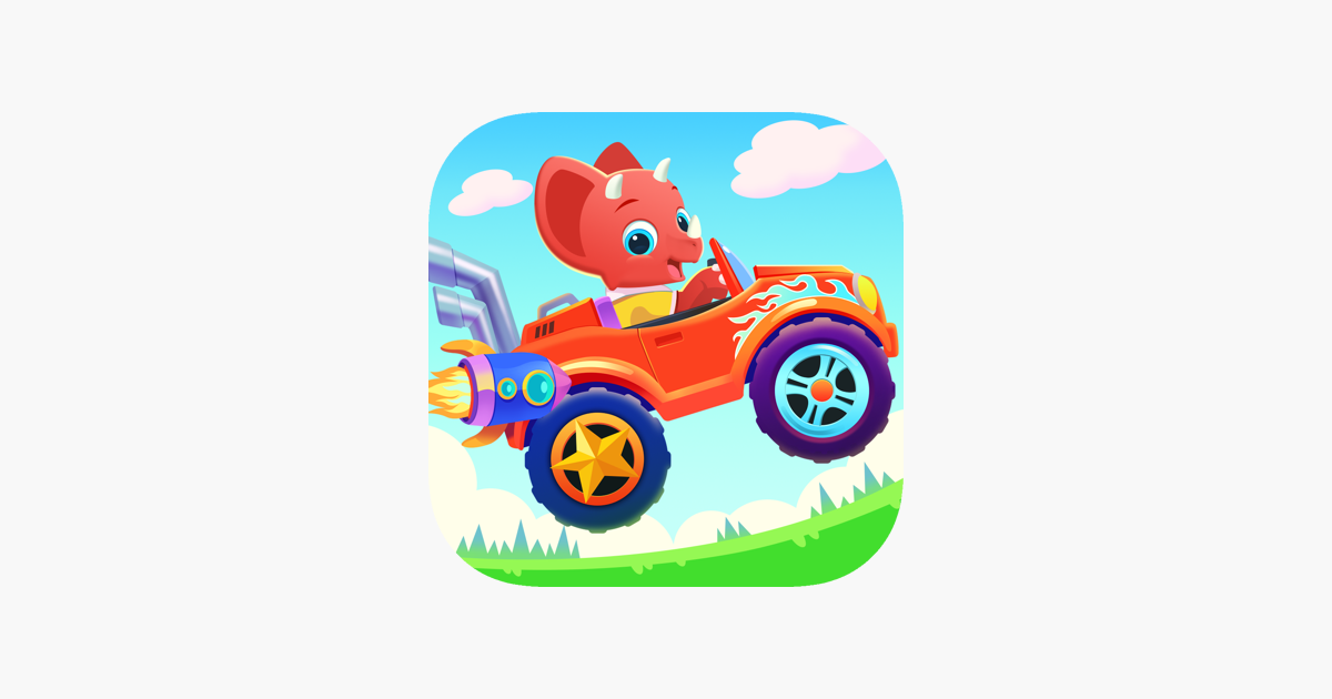 Jogo de carros de corrida para crianças de 4 anos gratis com animais  infantil na App Store