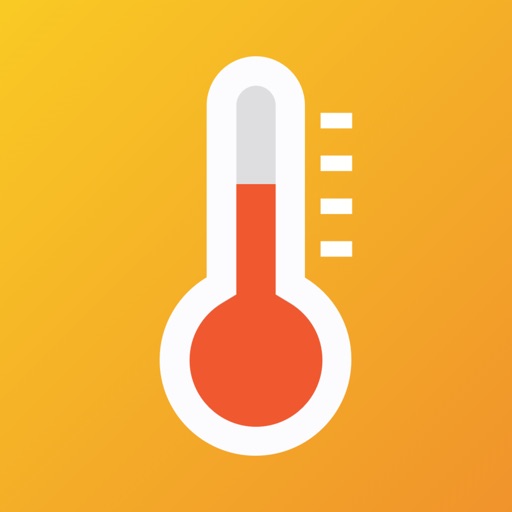 Transparent Thermometer icon