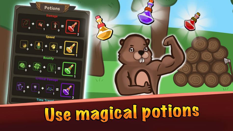 #3. Beaver with Axe: Idle Clicker (iOS) Podle: Viktor Andreenko