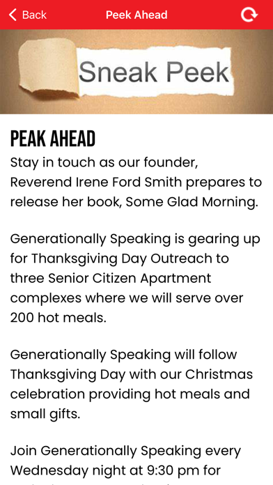 Generationally Speaking Screenshot