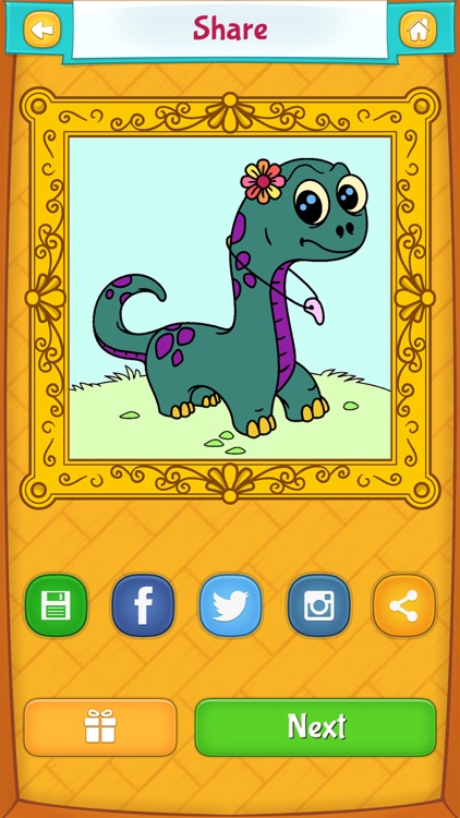 Dinosaur Coloring Sheets screenshot-3