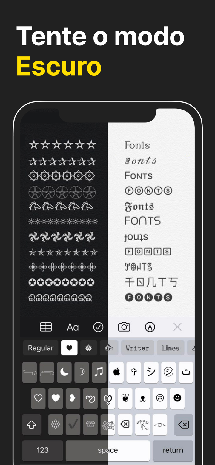 Fontes de Letras para iPhone シ screenshot 8