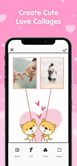 Game screenshot Love Photo Collage Maker Grid hack