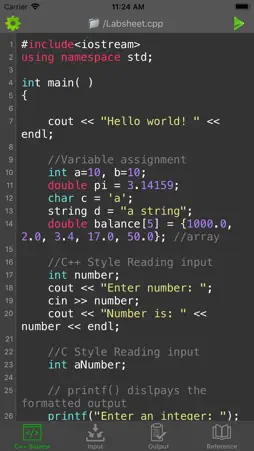 C/C++ Programming Compiler screenshot 1